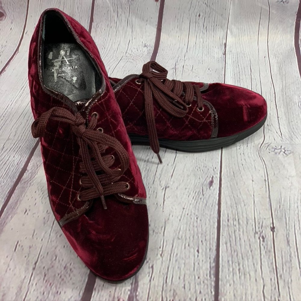 Aquatalia Glenda Wine Burgundy Quilted Weatherproo - Picture 8 of 8